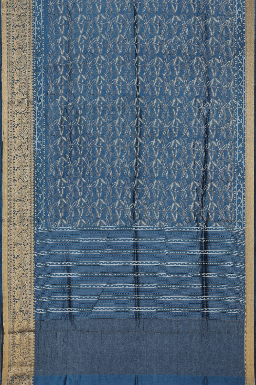 Image of Bagru Block Printed Saree